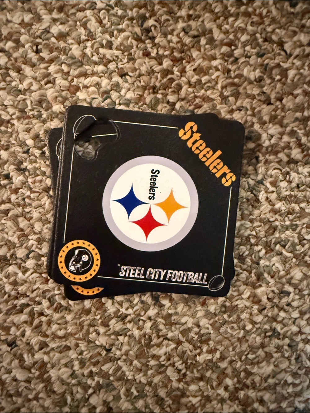 Steelers coasters/bottle opener